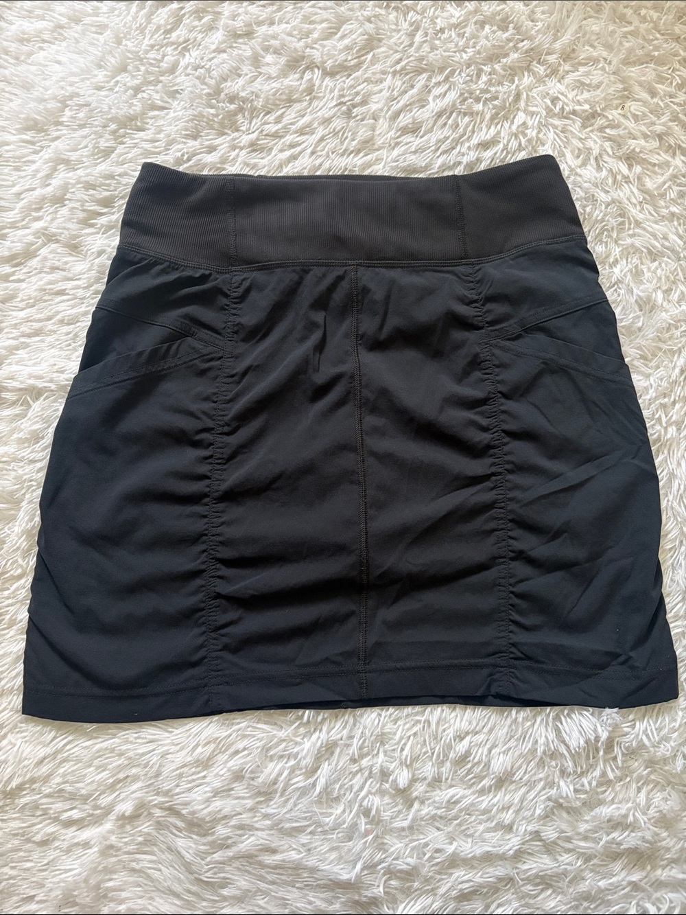 Prana Black Koen Active Skort Pull On Size XS